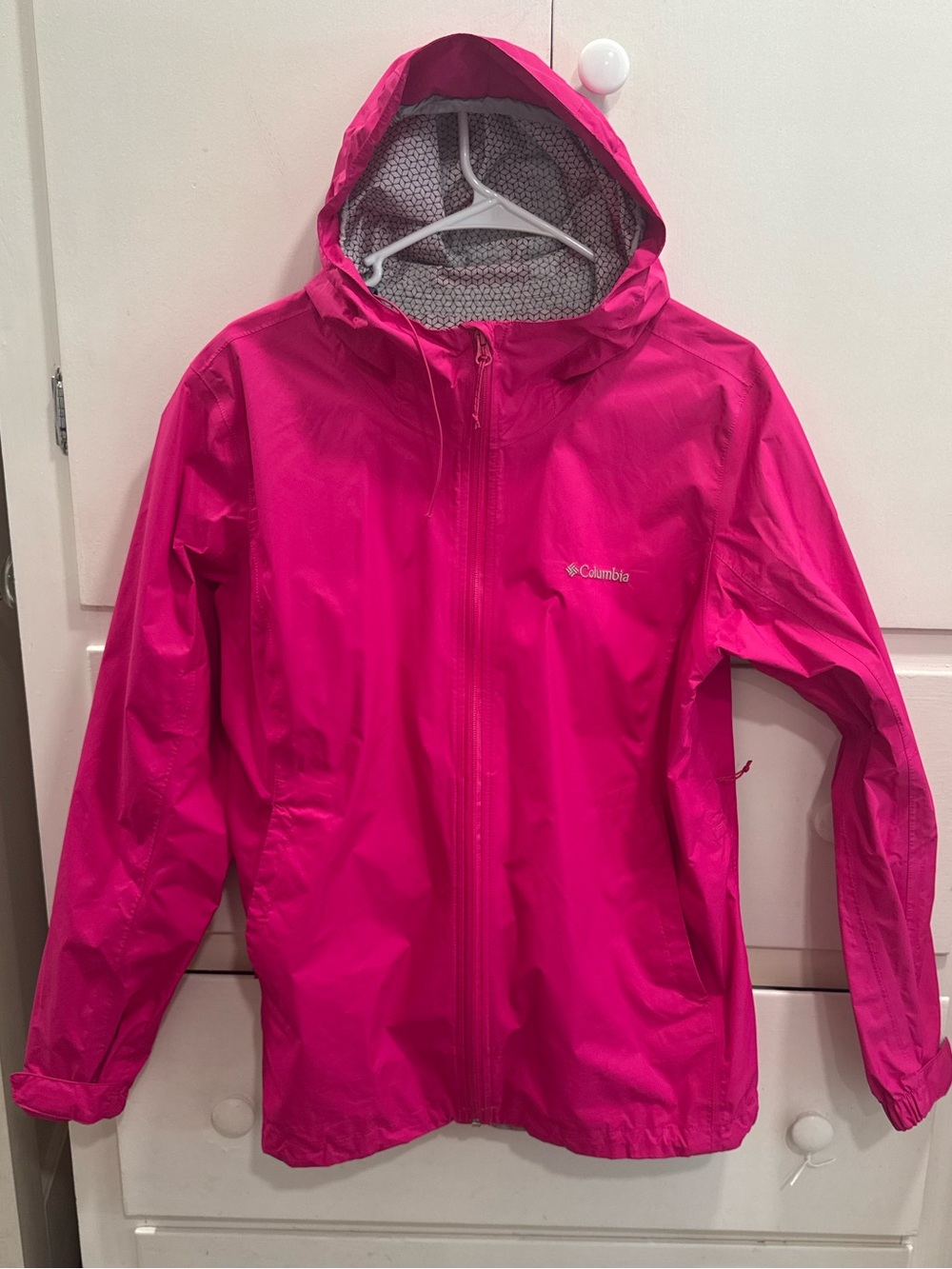 Columbia Women Waterproof Hooded Jacket - Bright Pink
